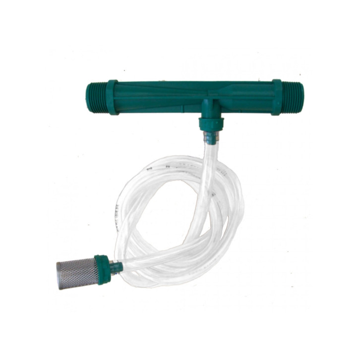 Prémium Venturi felszívó 6/4" , 160-630 l/h, szűrővel szab. nélkül(PP)