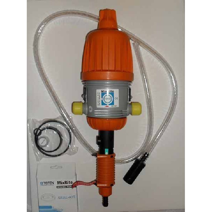 Tefen mixrite dugattyús  tápoldatozó 0,3-2%,25000liter/h manual on/off (76/0440)