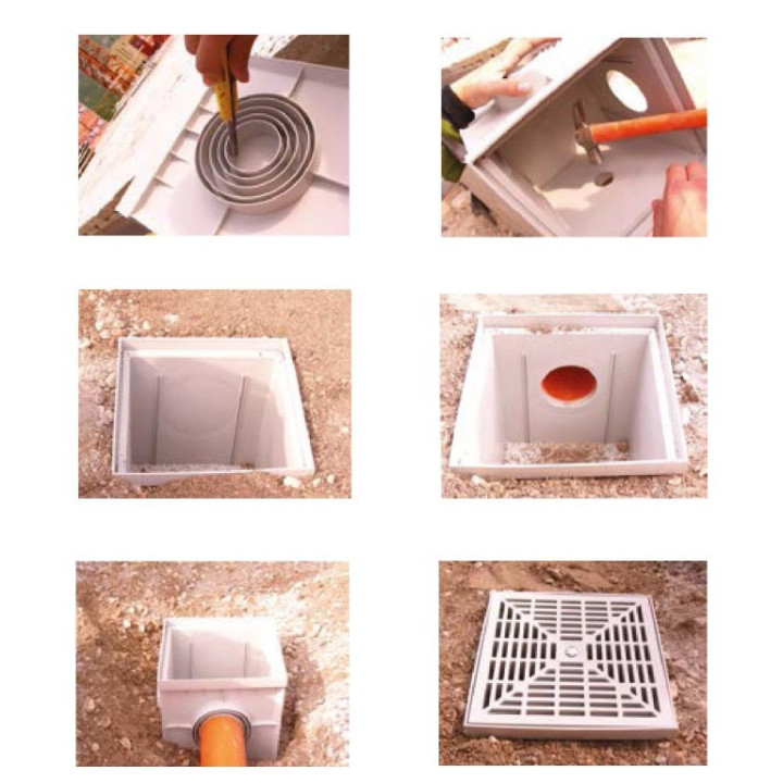 Monolit akna szelepakna 55x55x55cm (tető nélkül)