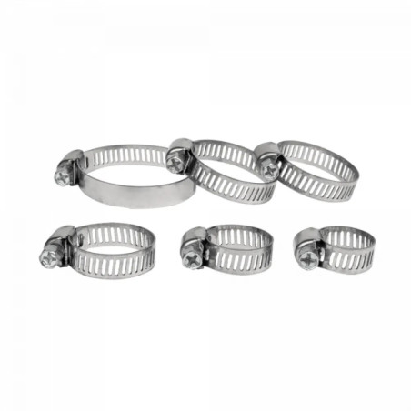 Amerikai tömlőbilincs készlet 6-38mm 12db