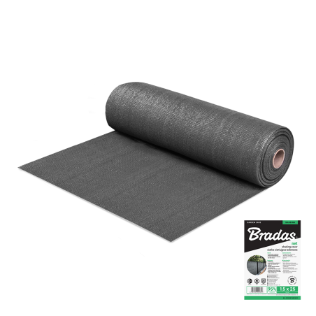 Árnyékoló háló GREYTEX 200 1,5 m x 10 m 95% Antracit szürke