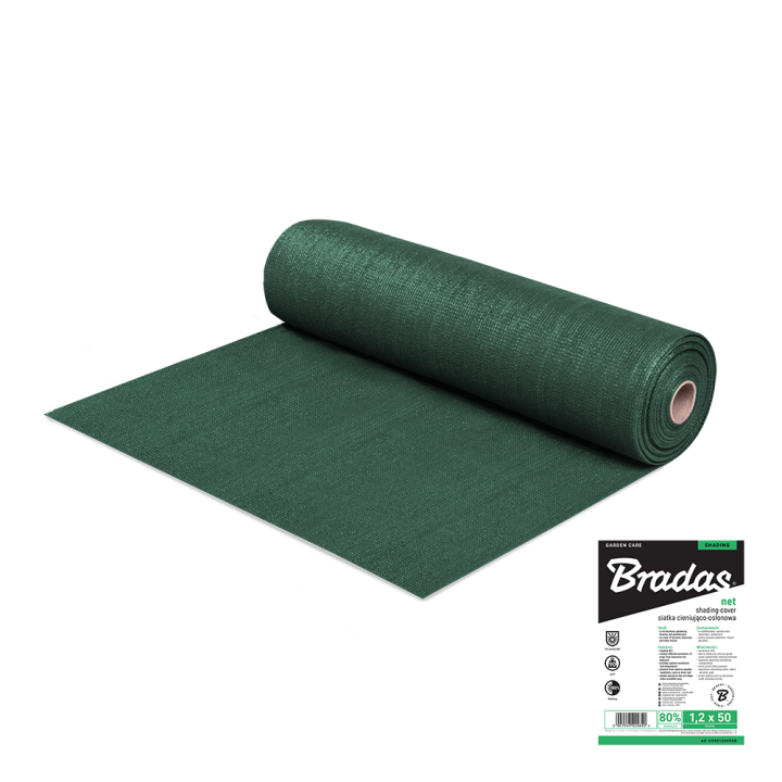 Belátásgátló, szélfogó és árnyékoló háló LIGHTTEX 90 1,2 m x 50 m 80% / 28575