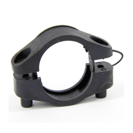 Műanyag csőbilincs 25mm bordás,spirál tömlőkhöz