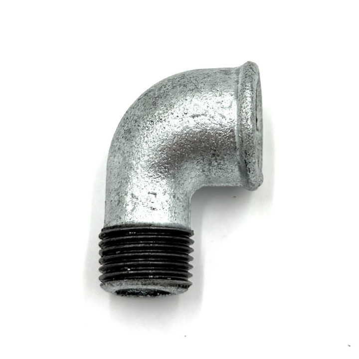 Horganyzott könyök 1/2" KB