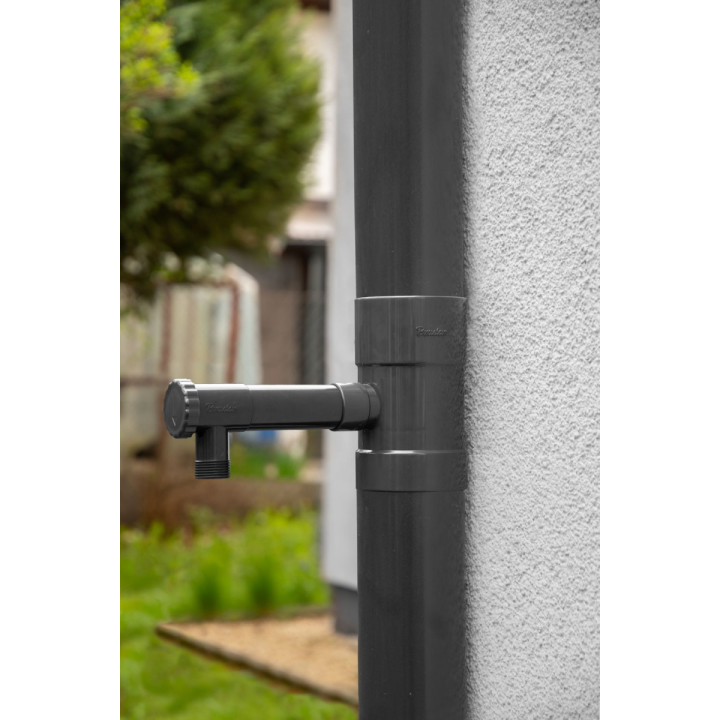 BRADAS esővíz gyűjtő 90mm-grafit
