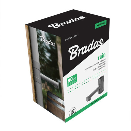 BRADAS esővíz gyűjtő 100mm-szürke