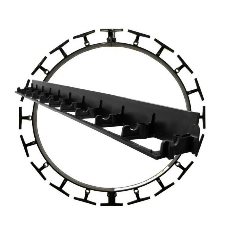 Extra erős ágyásszegély fekete 1025/75/45 mm