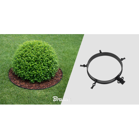 RIM-BORD LINEO kerti szegély fekete 100/45 mm