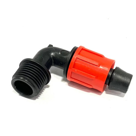 Csepegtető szalag indító könyök 17 x 1/2 " könyökkel PO