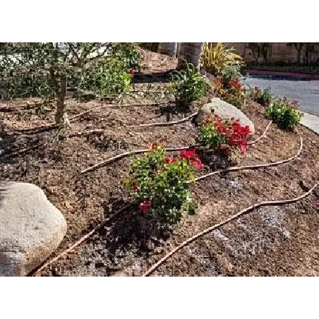 PC csepegtető cső Dynomac PC DN 20 mm 33 cm, 2 l/h, 300 m nyomás kompenzált  ( föld alá is fektethető ) akár 138Ft/m áron