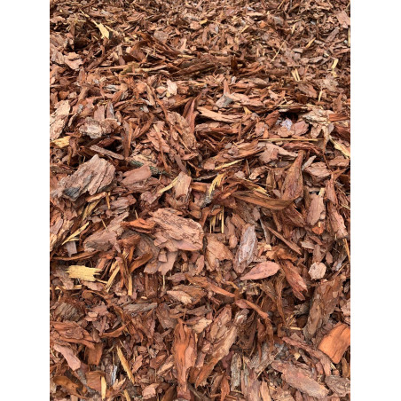 Vörös fenyőkéreg dekorkéreg I. osztályú 60l 60-120mm