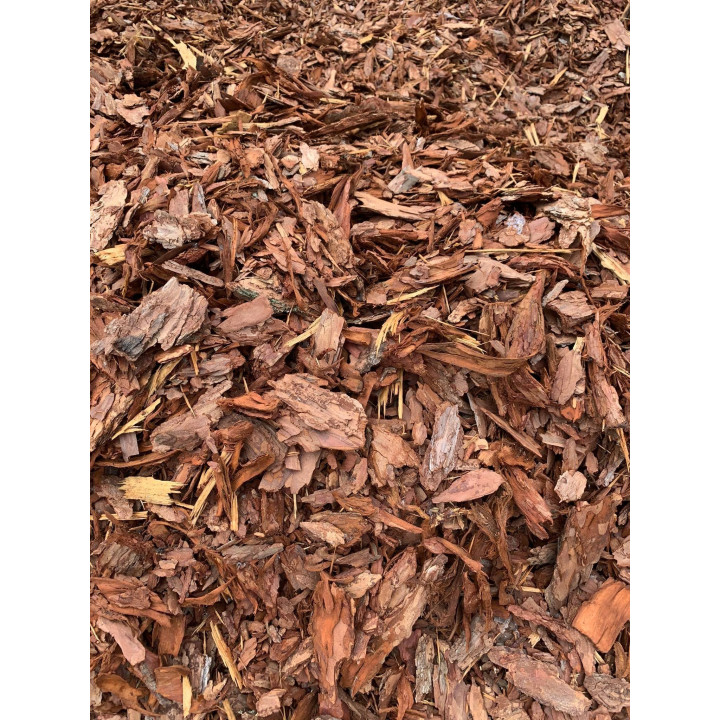 Vörös fenyőkéreg dekorkéreg I. osztályú 60l 60-120mm