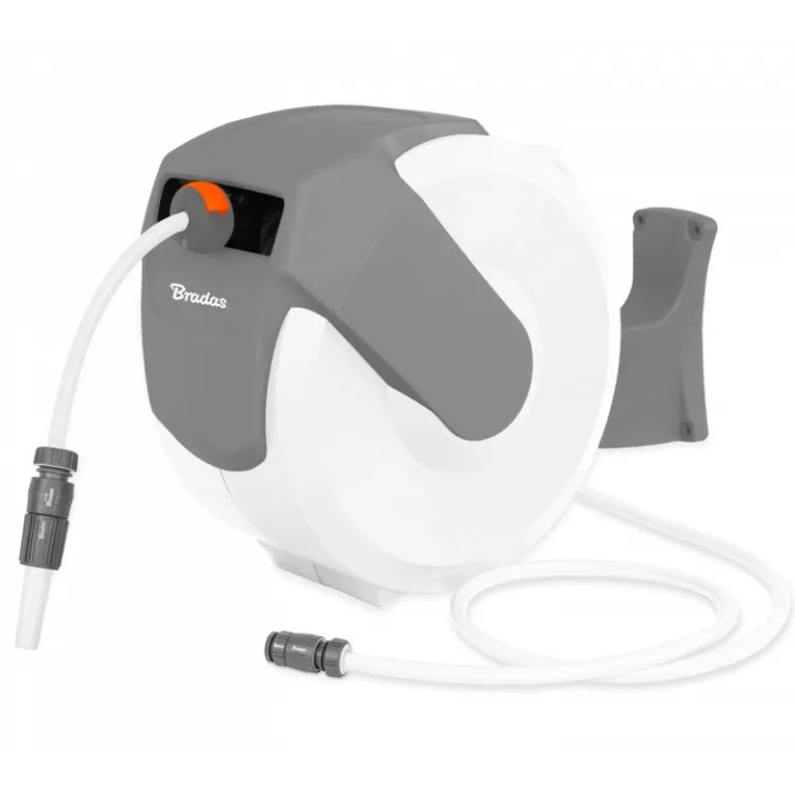 White Line automata tömlőtartó 20m 1/2" tömlővel tartozékokkal