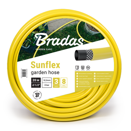 Slunflex kerti locsoló tömlő 1" 20 m