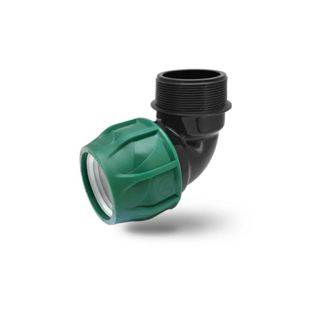 KPE MPE könyök 20x1/2" tok x KM (zöld,10bar)