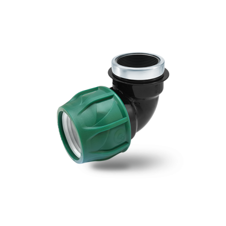 KPE MPE könyök 20 x 1/2" tok x BM (zöld,10bar)