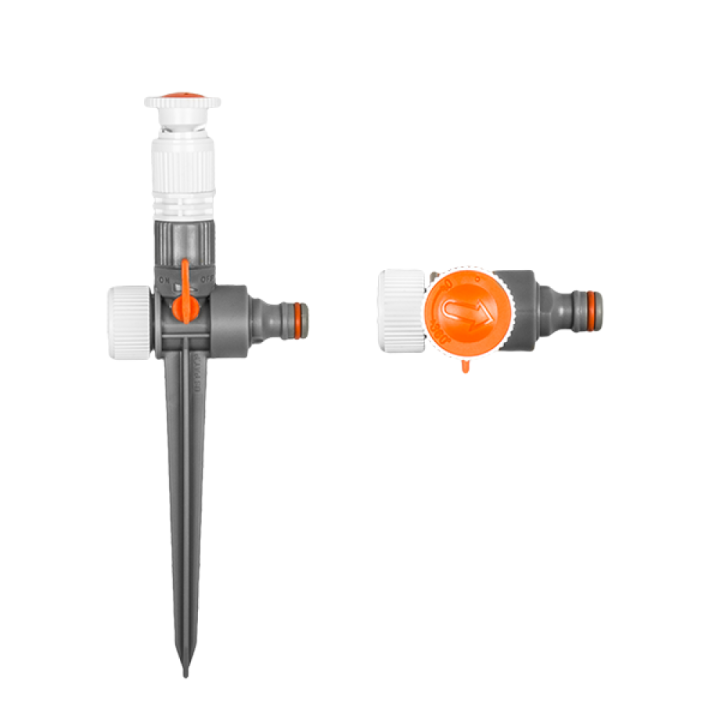 WHITE LINE Állítható szórófej 0-360°, szeleppel, tüskére szerelve (WL-Z08)