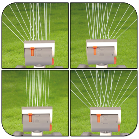 WHITE LINE állítható öntözőfej, 16 fúvókával (WL-Z17)