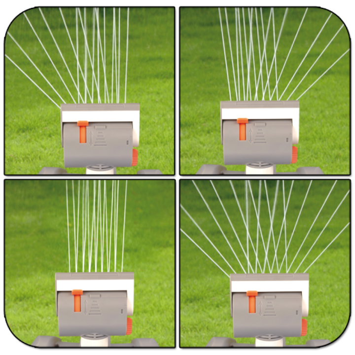 WHITE LINE állítható öntözőfej, 16 fúvókával (WL-Z17)