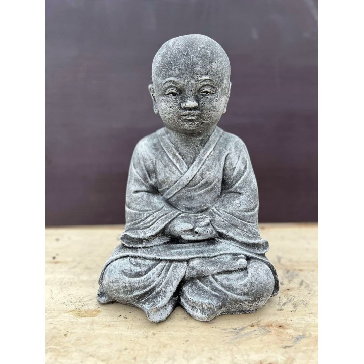 Meditáló szerzetes gyerek 40cm