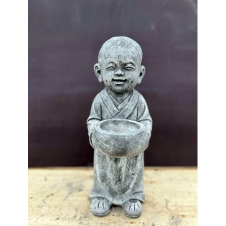 Szerzetes gyerek tállal 42cm
