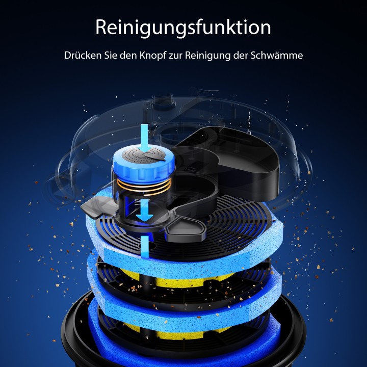 CPF 180 (11W UVC) nyomásszűrő szett 1.(CHJ-1500+3m 20 bordás tömlő)