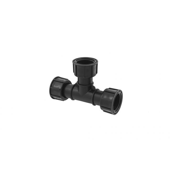 Hollanderes szelepkötő T idom, 1" HHH