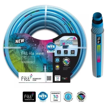 Prémium csavarodás mentes tömlő 1/2" 15 m Fitt Nts Jeans