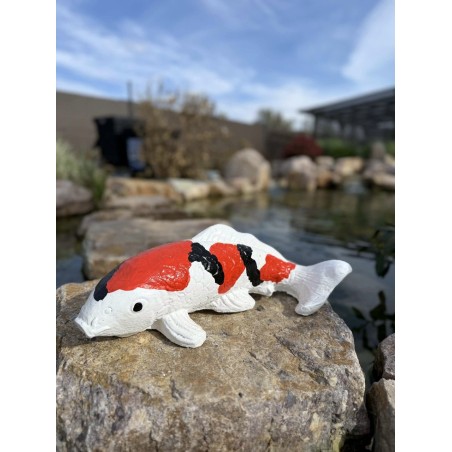 Koi szobor 45cm (színes)