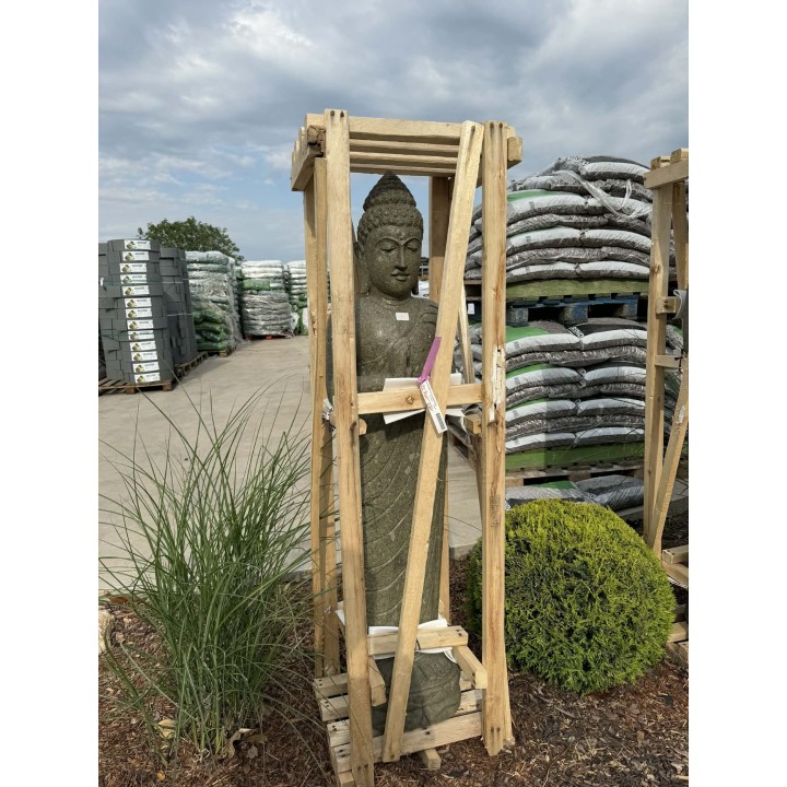 Álló Buddha szobor 150cm (zöld természetes kő) (35/1)