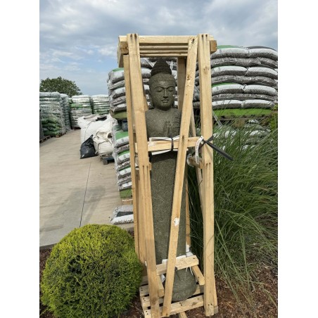 Álló Buddha szobor 150cm (zöld természetes kő) (35/2)