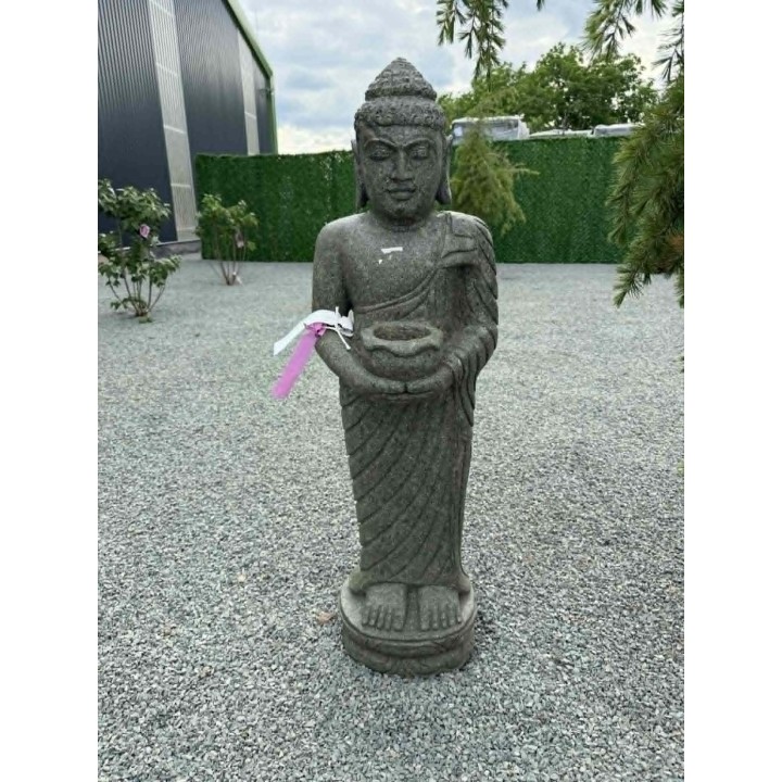 Álló Buddha szobor 100cm (zöld kőzet) (39/2)