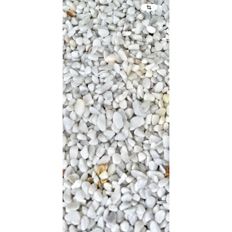Folyami kavics Carrara  4/7mm ( fehér)