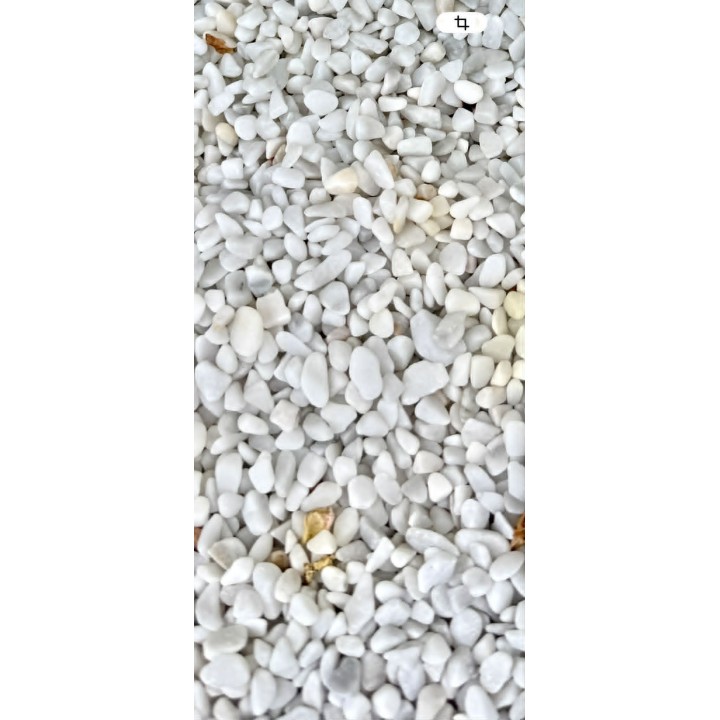 Folyami kavics Carrara  4/7mm ( fehér)