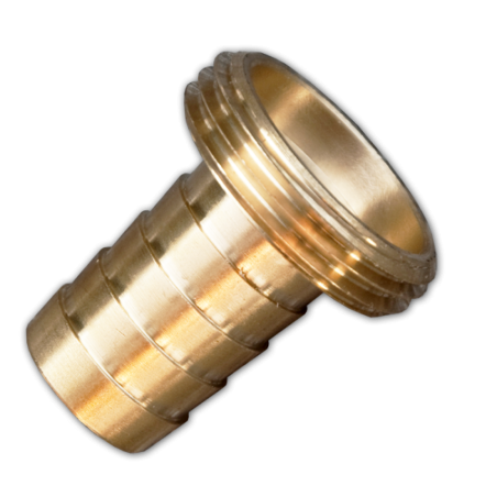 Tömlőcsatlakozó Réz 32mm 5/4" apamenettel