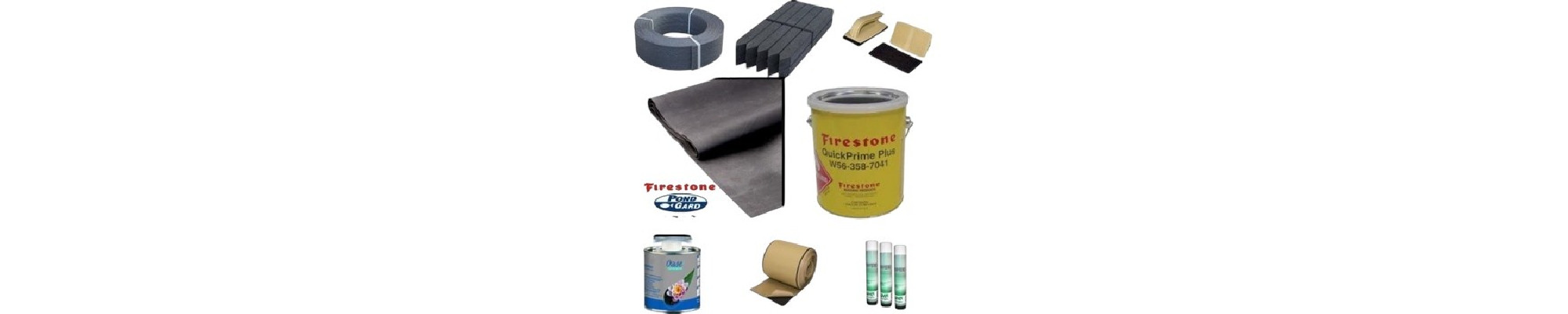 Tófólia, PVC tófólia és EPDM tófólia, geotextília, gumifólia