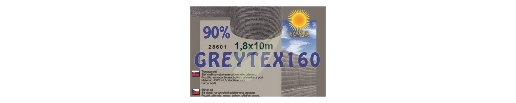ÁRNYÉKOLÓ HÁLÓK GREYTEX 160 GR/M2