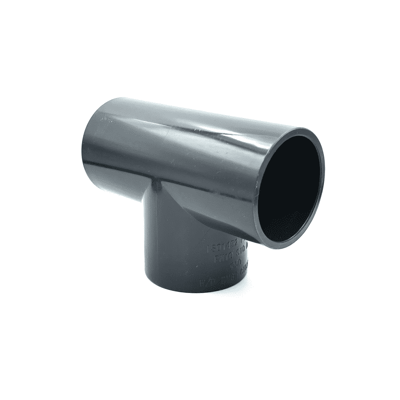 PVC ragasztható nyomócső T idom