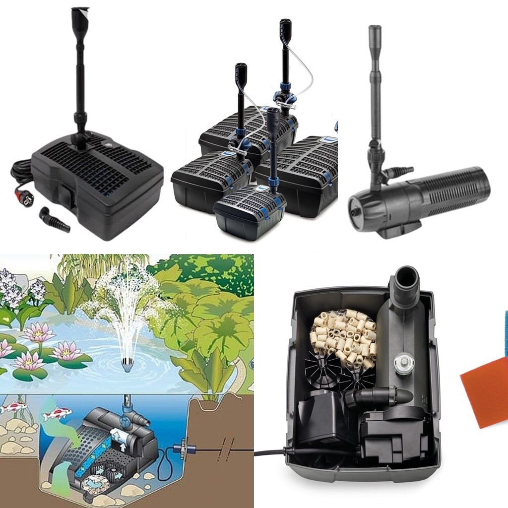 Szűrő és szökőkút szivattyú UVC lámpával