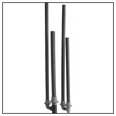 PVC pumpa 2 visszacsapó szeleppel	