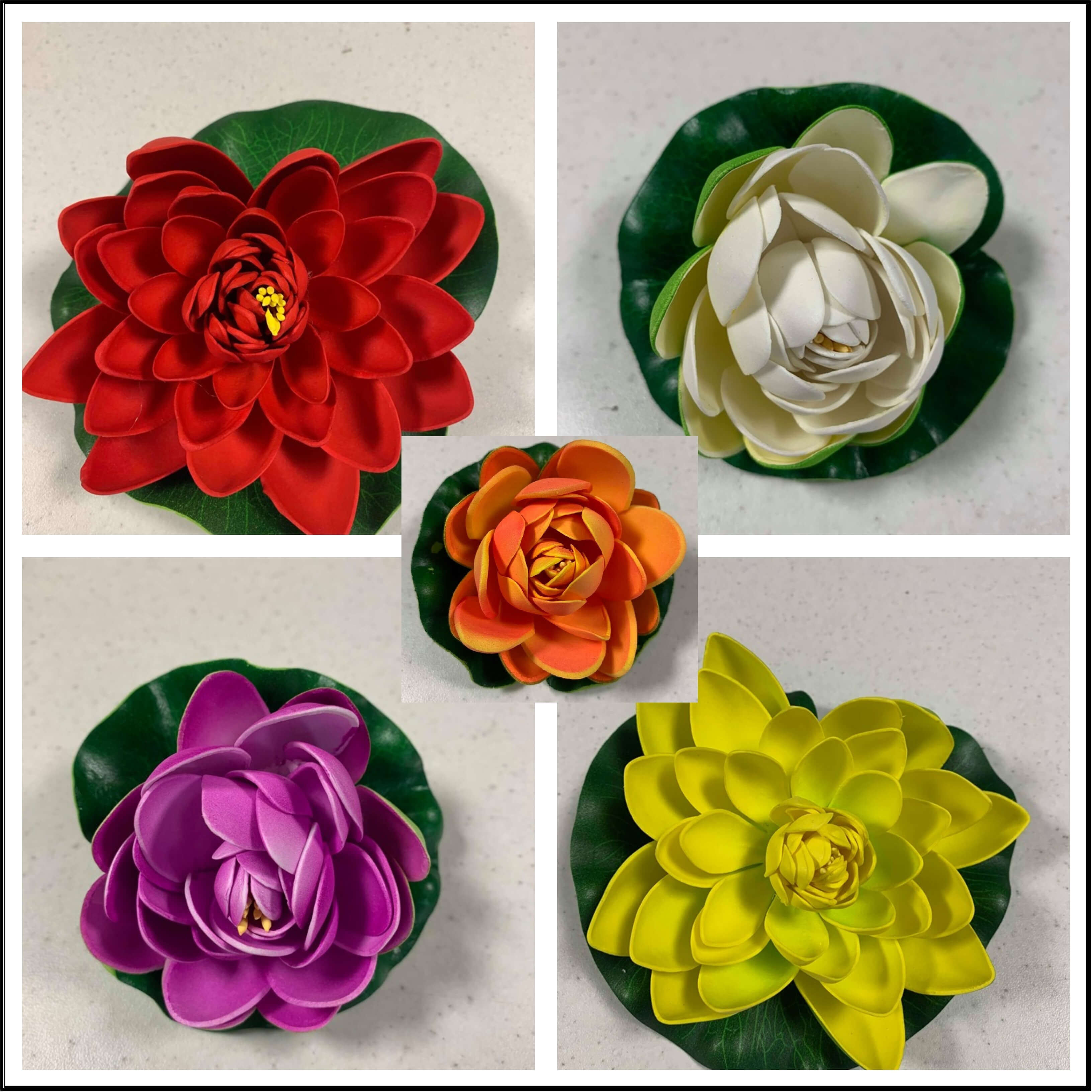 Élethű tavirózsák lótuszok