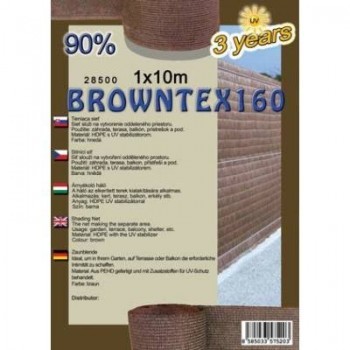 ÁRNYÉKOLÓ HÁLÓK BROWNTEX 160 GR/M2