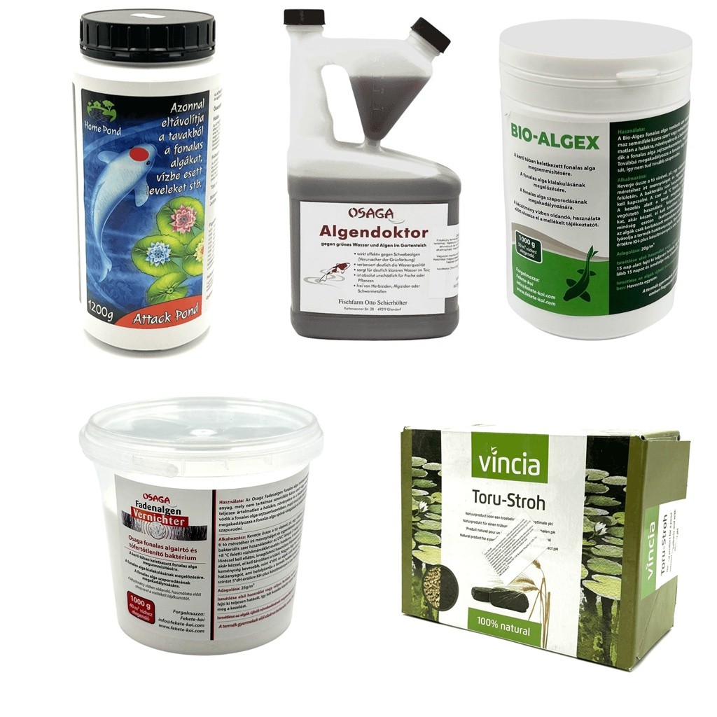 Algagátlók algairtók kerti tóba